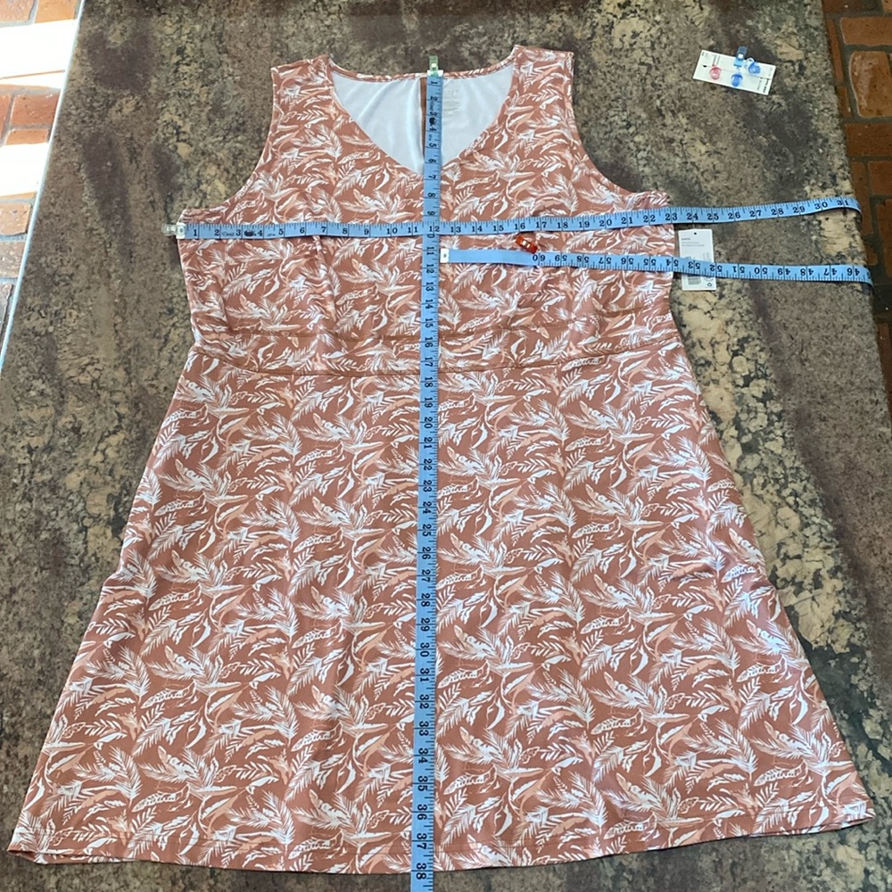 JOCKEY 2-pc Coordinating Set: 1X Sleeveless Dress w/ pockets + 2X Rib Tank, NWT - Picture 7 of 14